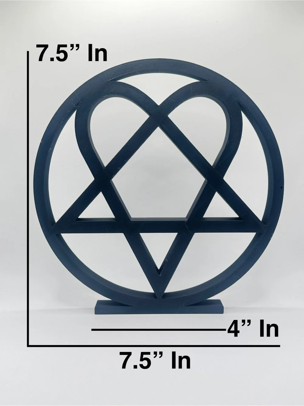 HIM Band Heartagram Table Decor